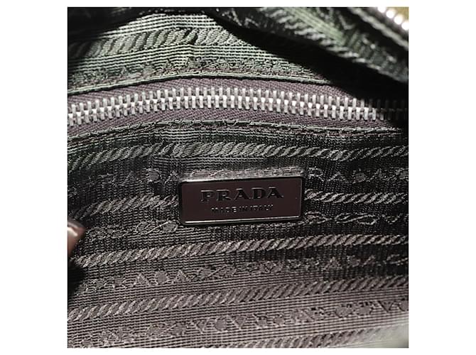 PRADA Hand Bag Nylon 2way Khaki Silver - vista 21