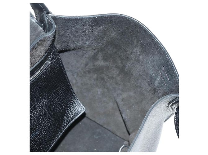Céline CELINE Big bag Small Hand Bag Leather Black Silver - vista 24