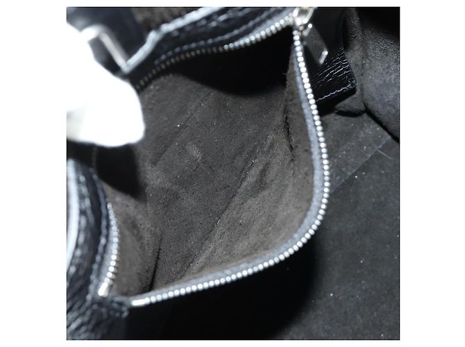 Céline CELINE Big bag Small Hand Bag Leather Black Silver - vista 27