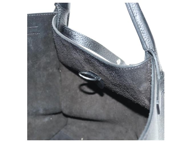Céline CELINE Big bag Small Hand Bag Leather Black Silver - vista 28