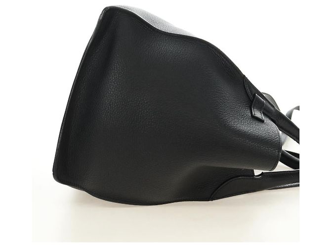 Céline CELINE Big bag Small Hand Bag Leather Black Silver - vista 4