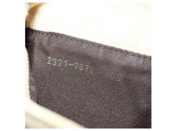 FENDI Zucca Canvas Mamma Baguette Shoulder Bag White Silver - vista 26