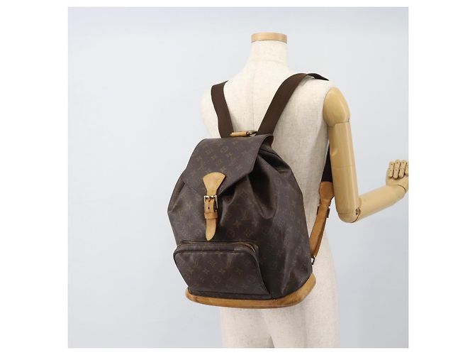 LOUIS VUITTON Monogram Montsouris GM Backpack M51135 LV - vista 23