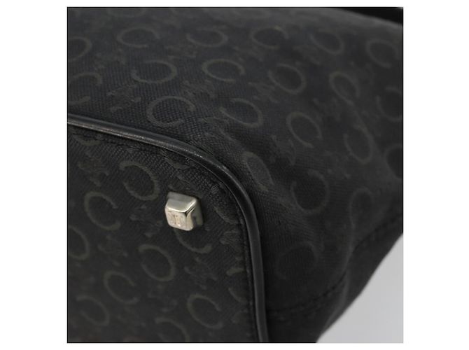 Céline CELINE C Macadam Canvas Shoulder Bag Black Silver - vista 12