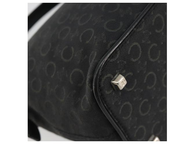 Céline CELINE C Macadam Canvas Shoulder Bag Black Silver - vista 13