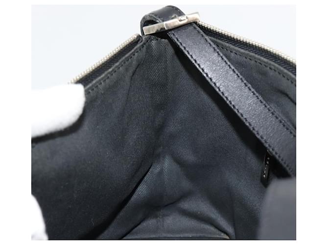 Céline CELINE C Macadam Canvas Shoulder Bag Black Silver - vista 19