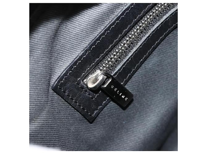 Céline CELINE C Macadam Canvas Shoulder Bag Black Silver - vista 20