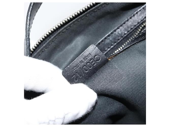 Céline CELINE C Macadam Canvas Shoulder Bag Black Silver - vista 22