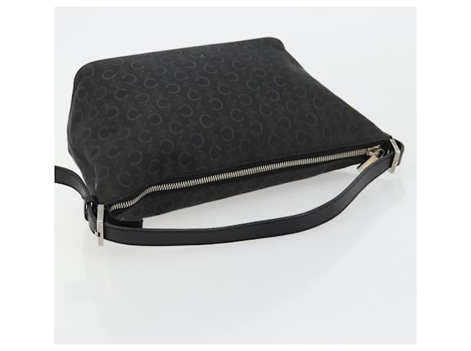 Céline CELINE C Macadam Canvas Shoulder Bag Black Silver - vista 7