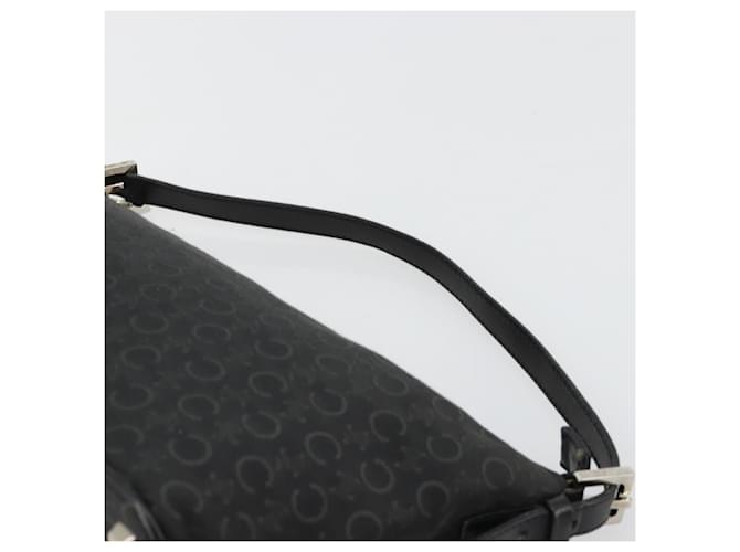 Céline CELINE C Macadam Canvas Shoulder Bag Black Silver - vista 8