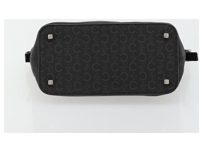 Céline CELINE C Macadam Canvas Shoulder Bag Black Silver - vista 9