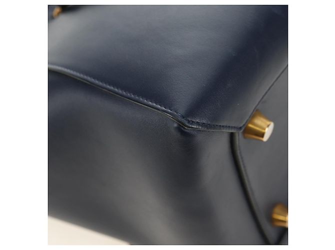 Céline CELINE Belt bag Hand Bag Leather Navy Gold - vista 13