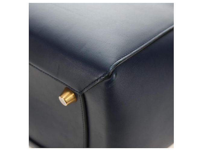 Céline CELINE Belt bag Hand Bag Leather Navy Gold - vista 14