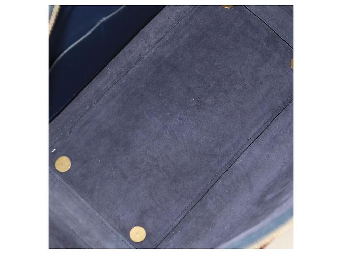 Céline CELINE Belt bag Hand Bag Leather Navy Gold - vista 20