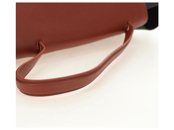 Céline CELINE Belt bag Hand Bag Leather Navy Gold - vista 7