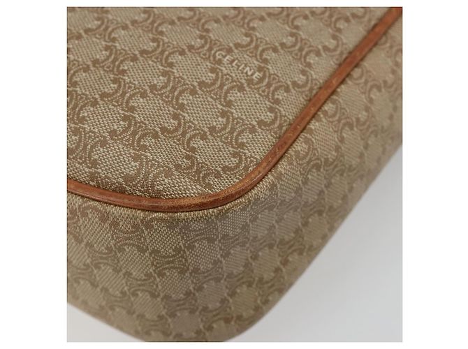 Céline CELINE Macadam Canvas Shoulder Bag PVC Beige Gold - vista 12