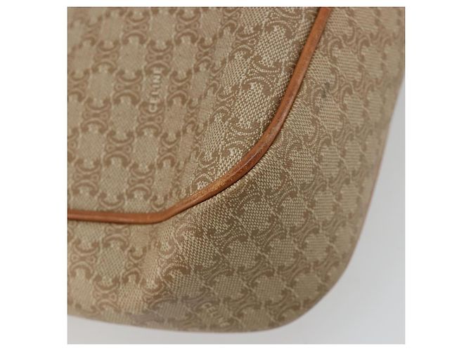Céline CELINE Macadam Canvas Shoulder Bag PVC Beige Gold - vista 13