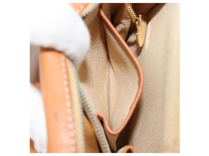 Céline CELINE Macadam Canvas Shoulder Bag PVC Beige Gold - vista 22