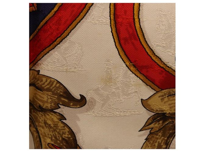 Hermès HERMES Carre 90 Scarf  L'INSTRVCTION DV ROY  Silk Navy - vista 11