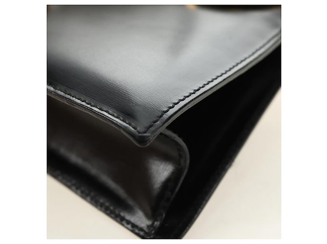 Céline CELINE Circle Shoulder Bag Leather Black Gold - vista 17