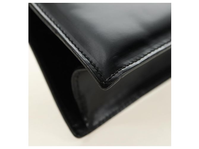 Céline CELINE Circle Shoulder Bag Leather Black Gold - vista 9