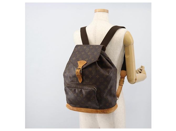 LOUIS VUITTON Monogram Montsouris GM Backpack M51135 LV - vista 24