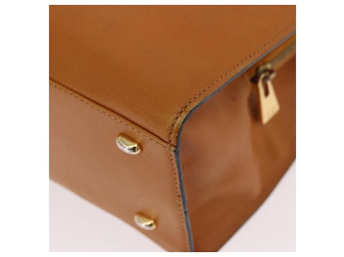 Céline CELINE Kettenhandtasche aus Leder Beige Gold - Ansicht 13