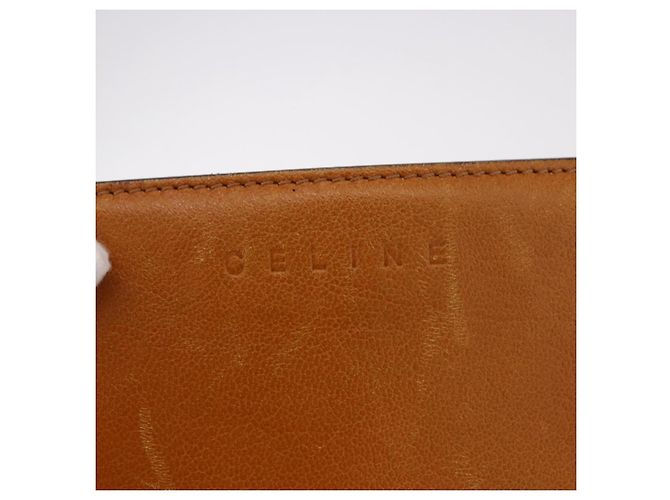 Céline CELINE Kettenhandtasche aus Leder Beige Gold - Ansicht 14
