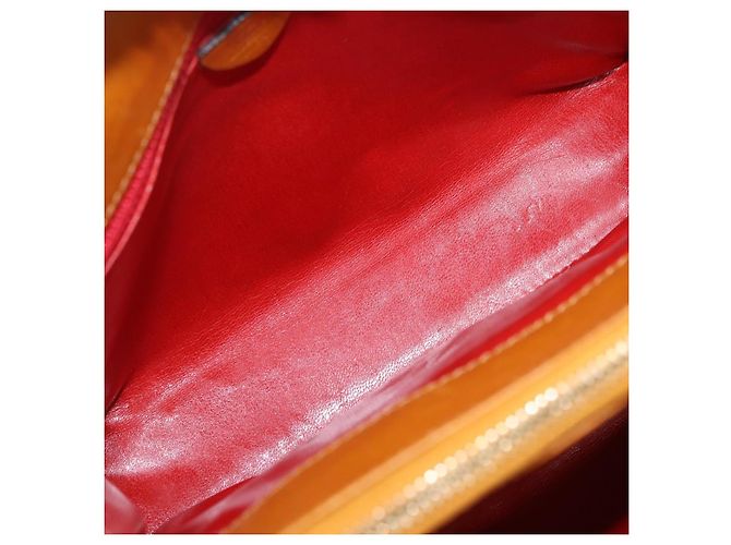 Céline CELINE Kettenhandtasche aus Leder Beige Gold - Ansicht 16