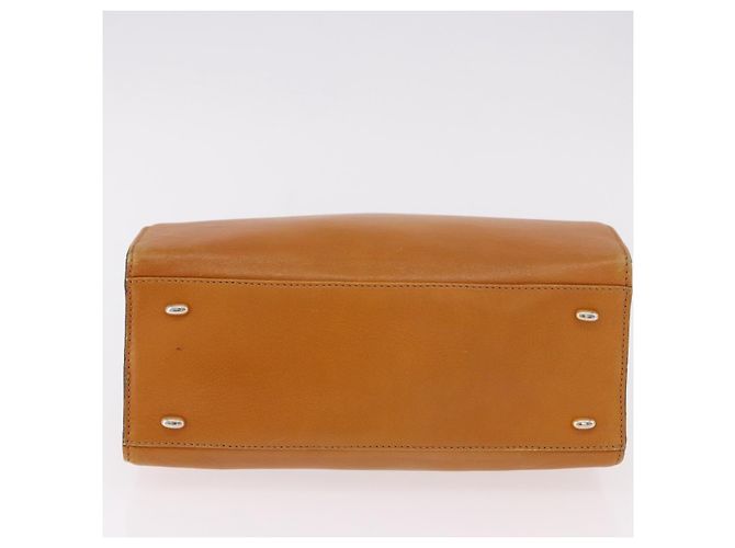 Céline CELINE Kettenhandtasche aus Leder Beige Gold - Ansicht 9