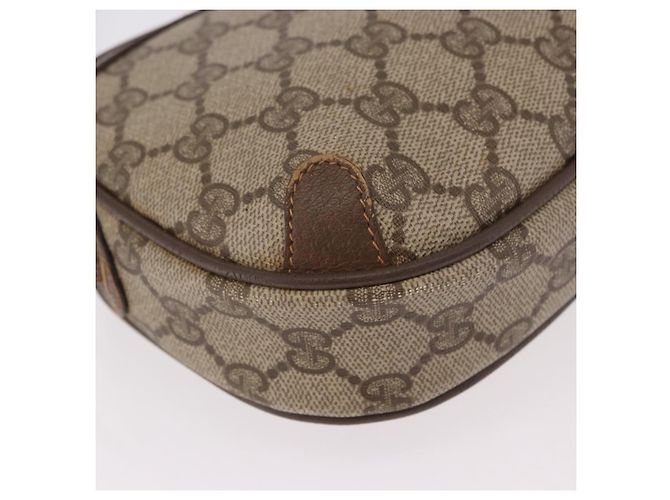 GUCCI GG Supreme Web Sherry Line Bag PVC Beige Gold 89 02 066 - vista 10