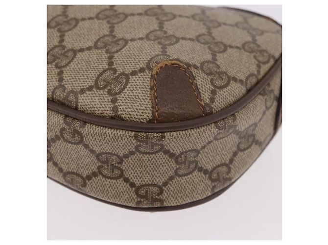 GUCCI GG Supreme Web Sherry Line Bag PVC Beige Gold 89 02 066 - vista 11
