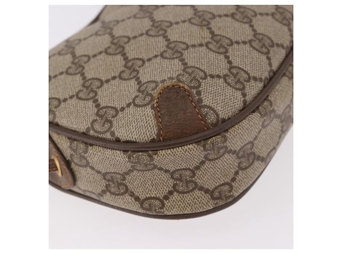 GUCCI GG Supreme Web Sherry Line Bag PVC Beige Gold 89 02 066 - vista 12