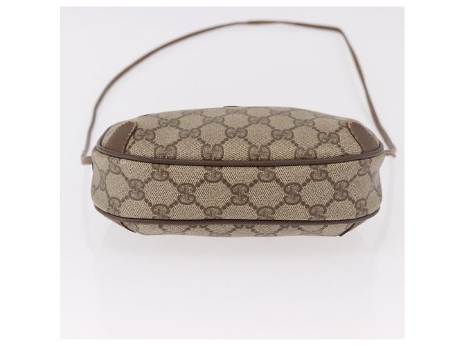 GUCCI GG Supreme Web Sherry Line Bag PVC Beige Gold 89 02 066 - vista 9