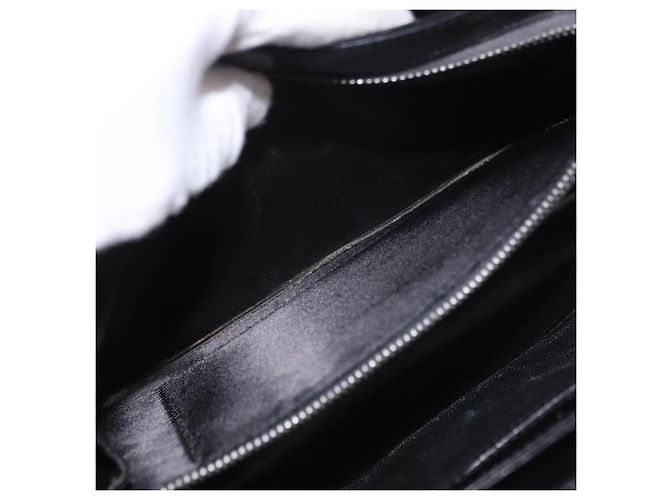 GUCCI Hand Bag Leather Black Gold - vista 23