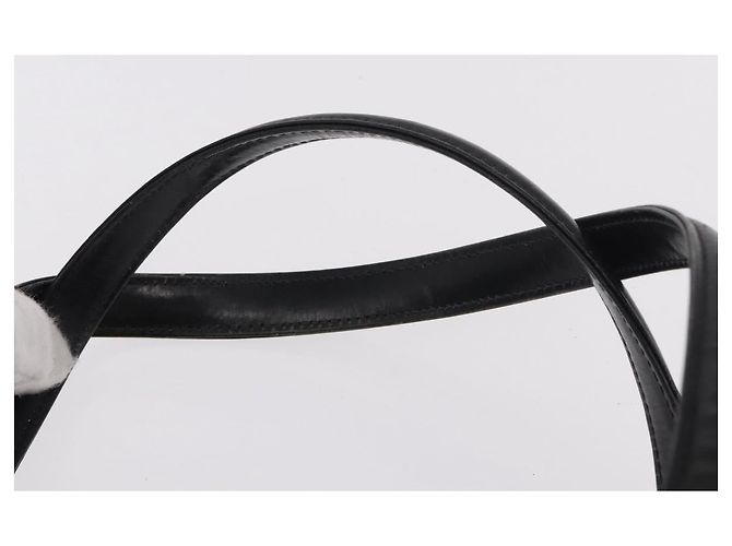 GUCCI Hand Bag Leather Black Gold - vista 8