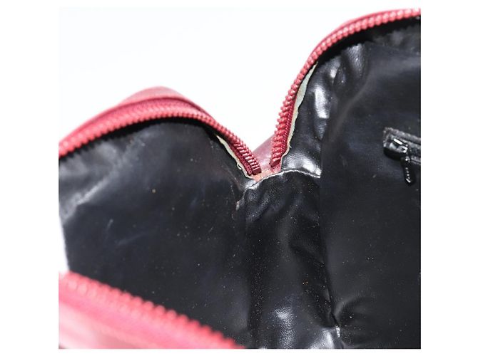 Céline CELINE Sac à épaule en cuir Bordeaux Or - vue 17