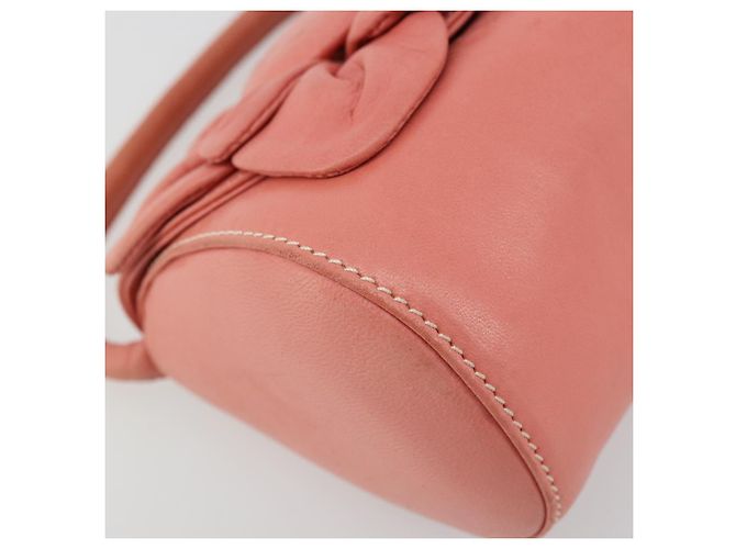 LOEWE Hand Bag Leather Pink Gold - vista 14