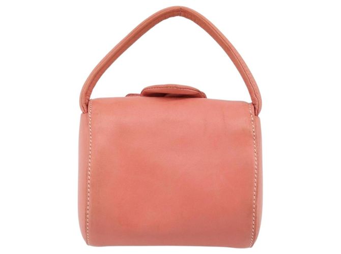 LOEWE Hand Bag Leather Pink Gold - vista 2