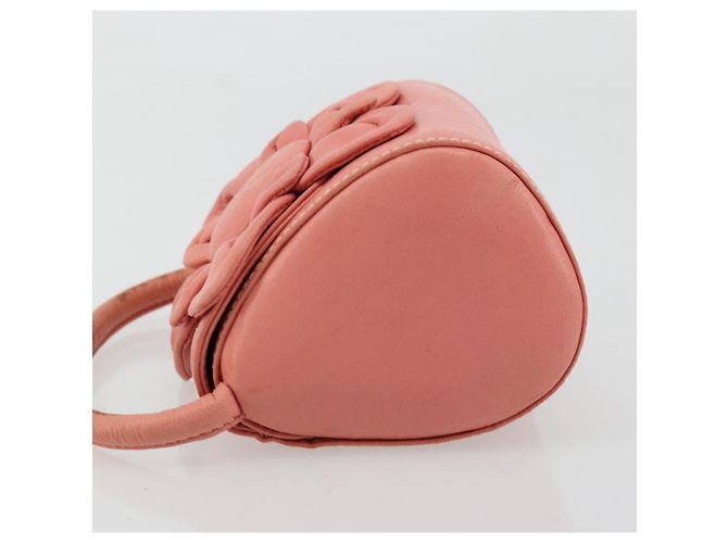 LOEWE Hand Bag Leather Pink Gold - vista 4