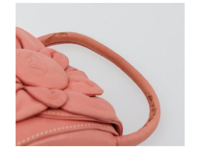 LOEWE Hand Bag Leather Pink Gold - vista 8