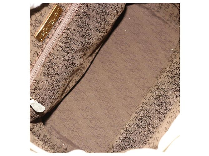 SAINT LAURENT Shoulder Bag Leather Ivory Gold - vista 16