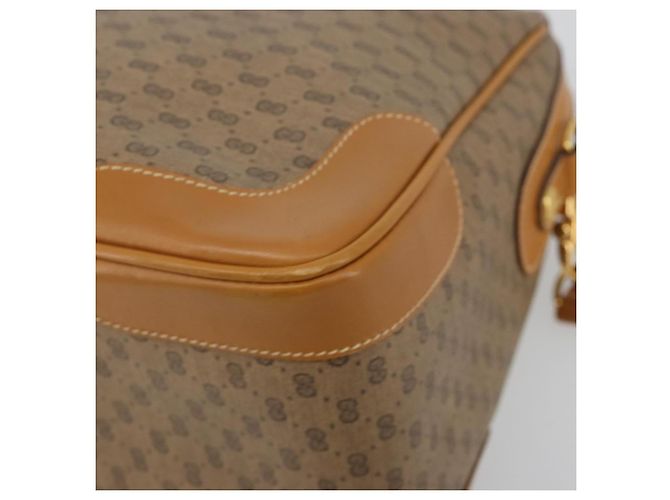 GUCCI Micro GG Supreme Hand Bag PVC Beige Gold 002 104 0033 - vista 12