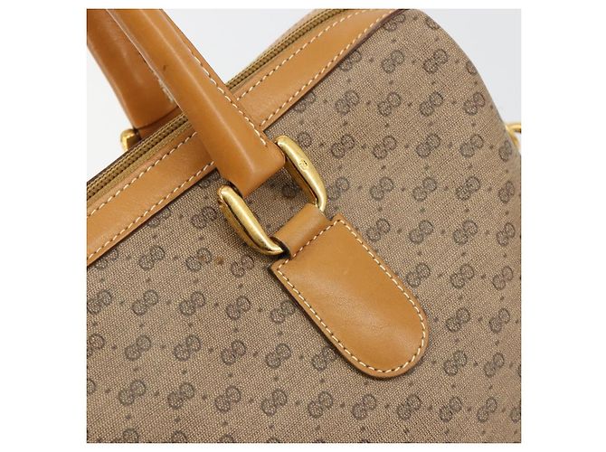 GUCCI Micro GG Supreme Hand Bag PVC Beige Gold 002 104 0033 - vista 17