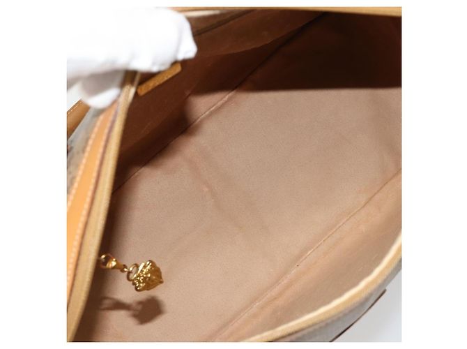 GUCCI Micro GG Supreme Hand Bag PVC Beige Gold 002 104 0033 - vista 20