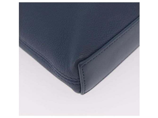 LOUIS VUITTON Takeoff Pouch Cowhide leather Blue Atlantic M82813 - vista 15