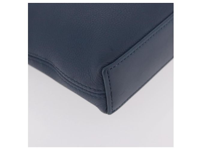 LOUIS VUITTON Takeoff Pouch Cowhide leather Blue Atlantic M82813 - vista 8