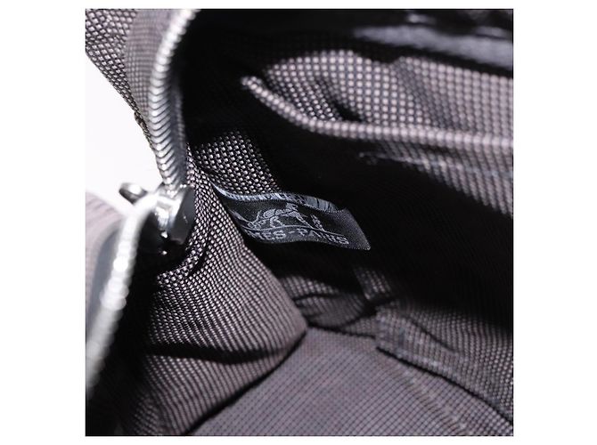 Hermès HERMES Her Line Hand Bag Canvas Black Silver - vista 16
