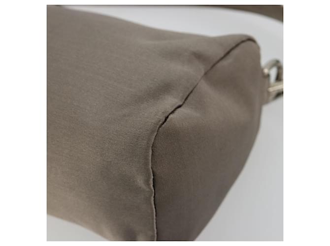 PRADA Hand pouch Satin Gray Silver - vista 10