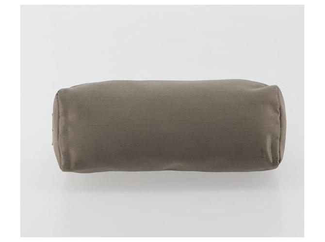 PRADA Hand pouch Satin Gray Silver - vista 9